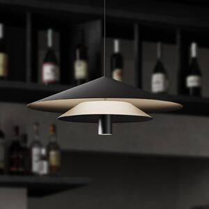 Karman Lampa wisząca designerska ASSO, czarny, salon / jadalnia, aluminium, design