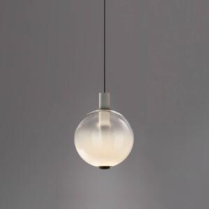 OLEV Lampa wisząca szklana Beam Stick Nuance, możliwość ściemniania, biały / opal, salon / jadalnia, szkło, design