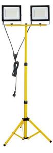 Kobi LED Reflektor na stojaku TIGRA 2xLED/100W/230V 4000K IP54 czarny/żółty KB0519