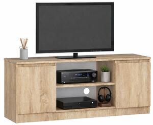 Szafka Pod Telewizor Z Półkami Dąb Sonoma C2-R35