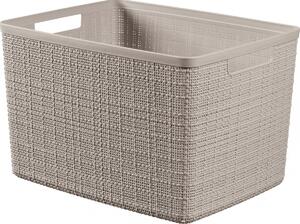 Curver Kosz Jute L 20 l, taupe