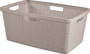 Curver Kosz na czystą bieliznę Jute 46 l, taupe