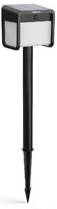 Słupek Philips Ezra UltraEfficient Solar LED zczujnikiem, czarny, 1,8 W, 250/25 lm, 3000 K