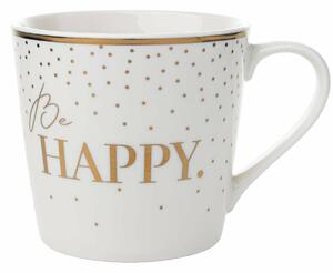 Porcelanowy kubek Florina złoty, 400 ml