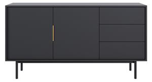 Komoda VIVALA 2D3S, czarna