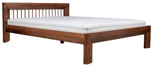 Łóżko drewniane Holar : Rozmiar - 200x200, Pojemnik na pościel - Nie, Rodzaj drewna - Olcha, Wybarwienie drewna - Olcha naturalna