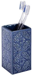 Pojemnik na szczoteczki do zębów CORDOBA DARK BLUE, WENKO