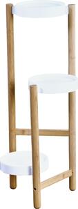 Kesper 17275 Bambusowy stojak na kwiaty 28 x 34 x70 cm