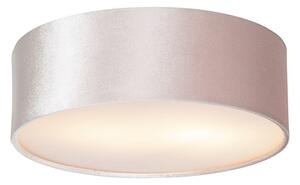 Lampa sufitowa różowa 30 cm ze złotym wnętrzem - Drum Oswietlenie wewnetrzne