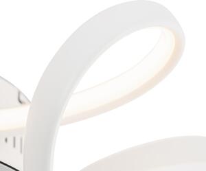 Wentylator sufitowy biały z diodą LED i pilotem - Mandy Oswietlenie wewnetrzne
