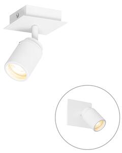 Nowoczesna plamka łazienkowa biała kwadratowa IP44 - Ducha Oswietlenie wewnetrzne