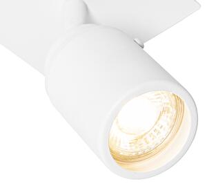 Nowoczesna plamka łazienkowa biała kwadratowa IP44 - Ducha Oswietlenie wewnetrzne