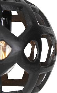 Industrialna lampa wisząca czarna wydłużona 3-punktowa - Bobby Oswietlenie wewnetrzne
