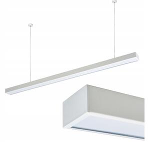 Lampa LED wisząca liniowa biurowa 150cm 50W CCD Biały