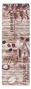 Brązowy chodnik kuchenny Hanse Home Delicious Coffee, 67x180 cm