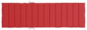 Poduszka na leżak, czerwona, 200x70x3 cm, tkanina oxford