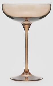 Reserved - Kieliszek do szampana z barwionego szkła - Brązowy