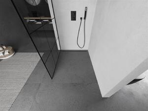 Mexen Kioto L ścianka prysznicowa Walk-in 100 x 200 cm, czarny wzór, czarna - 800-100-103-70-77