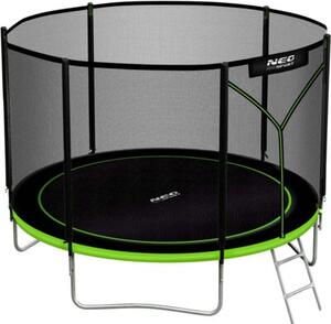 Trampolina NEO-SPORT NS-08Z231 FI 252 cm Czarno-zielony
