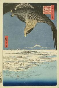 Reprodukcja Eagle Over 100 000 Acre Plain at Susaki Fukagawa 'Juman-tsubo', Ando or Utagawa Hiroshige