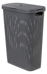 Wysoki kosz na pranie z plastiku, 40 l