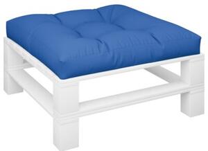 Poduszka na paletę, kobaltowa, 70x70x12 cm, tkanina