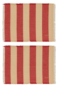 Maty stołowe zestaw 2 szt. z bawełny organicznej 36x48 cm Toppu – OYOY Living Design