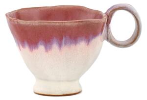 Różowa/kremowa filiżanka ceramiczna Colette – Sass & Belle