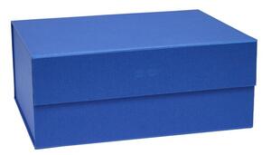 Niebieski kartonowy pojemnik z pokrywką 33x25x15 cm Hako – OYOY Living Design