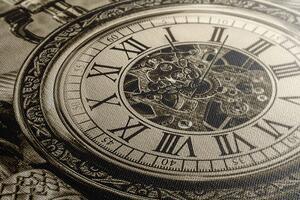 Obraz zegarek z przeszłości w sepii