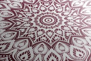 Obraz Mandala harmonii na różowym tle