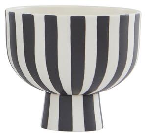 Czarno-biała kamionkowa miska do serwowania Toppu – OYOY Living Design
