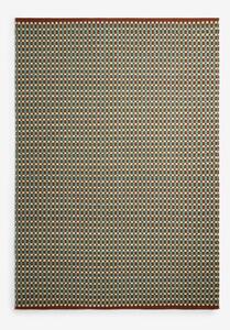 Zielononiebieski dywan z mieszanki wełny tkany ręcznie 160x230 cm Ember – MADE