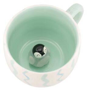 Miętowy kubek Surprise Penguin – Sass & Belle