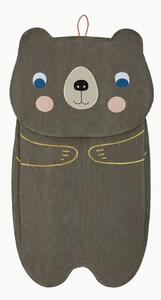 Brązowy tekstylny organizer wiszący Darling Bear – OYOY Mini