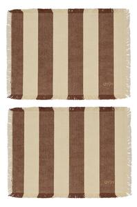 Maty stołowe zestaw 2 szt. z bawełny organicznej 36x48 cm Toppu – OYOY Living Design