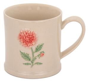 Beżowy kubek ceramiczny Dahlia – Sass & Belle