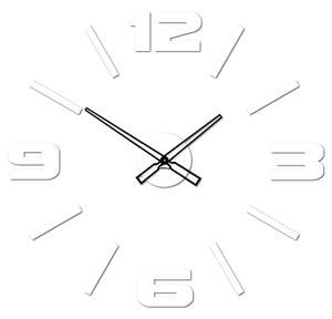 Duży nowoczesny zegar ścienny Mase XL biały