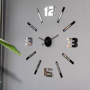 Duży nowoczesny zegar ścienny Mirror Mase L