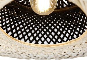 Orientalna lampa sufitowa rattanowa 50 cm - Rina Oswietlenie wewnetrzne