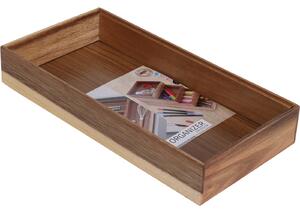 Drewniany organizer na biurko HEDO do szuflady, 30 x 15 x 5 cm