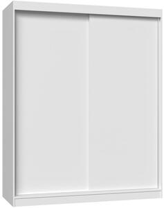 Garderoba biała z przesuwnymi drzwiami 160 cm C6-M60