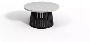 Stolik kawowy okrągły Anzio nowoczesny meble z betonu architektonicznego mikrocementu
