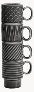 Komplet filiżanek do espresso Coffee & More, 4 szt