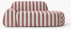 Sofa z szezlongiem w paski Wolke (2-osobowa)
