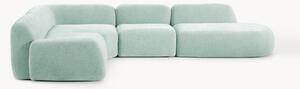 Narożna sofa modułowa XL z szezlongiem Wolke