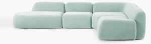 Narożna sofa modułowa XL z szezlongiem Wolke