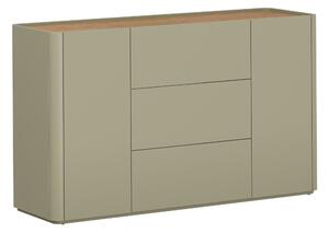 Komoda Elivo 150 cm z szufladami - eukaliptus / dąb baltic dune