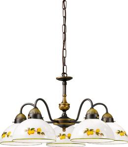 Kolarz Kolarz 731.85.126 - Żyrandol na łańcuchu NONNA 5xE27/75W/230V cytryny KL0351