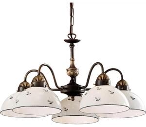 Kolarz Kolarz 731.85.16 - Żyrandol na łańcuchu NONNA 5xE27/75W/230V niebieski KL0354